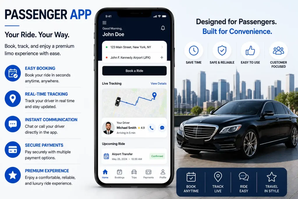 passenger app for limo