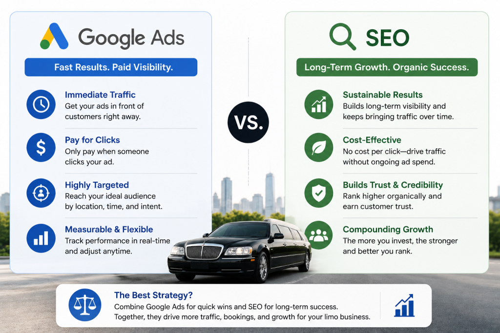 google ads for limo company